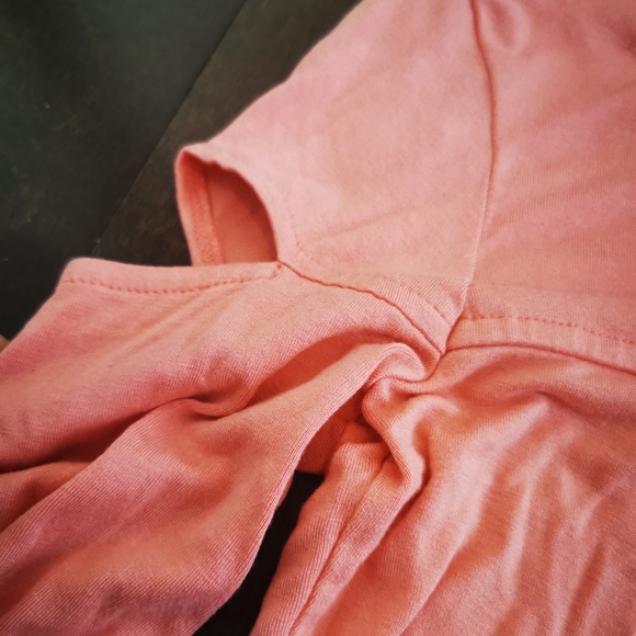 GUESS Pink Top with Cut Outs - Picture 3 of 5